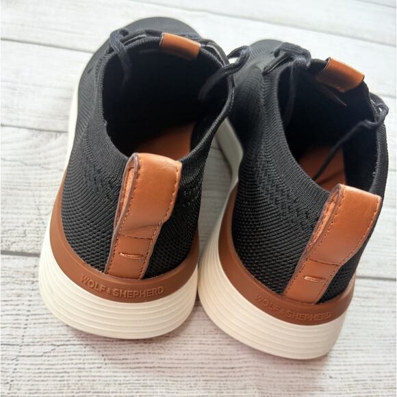 Wolf & Shepherd Swiftknit Derby Black Sneakers Men’s Size US 9 Casual Shoes - Picture 4 of 8